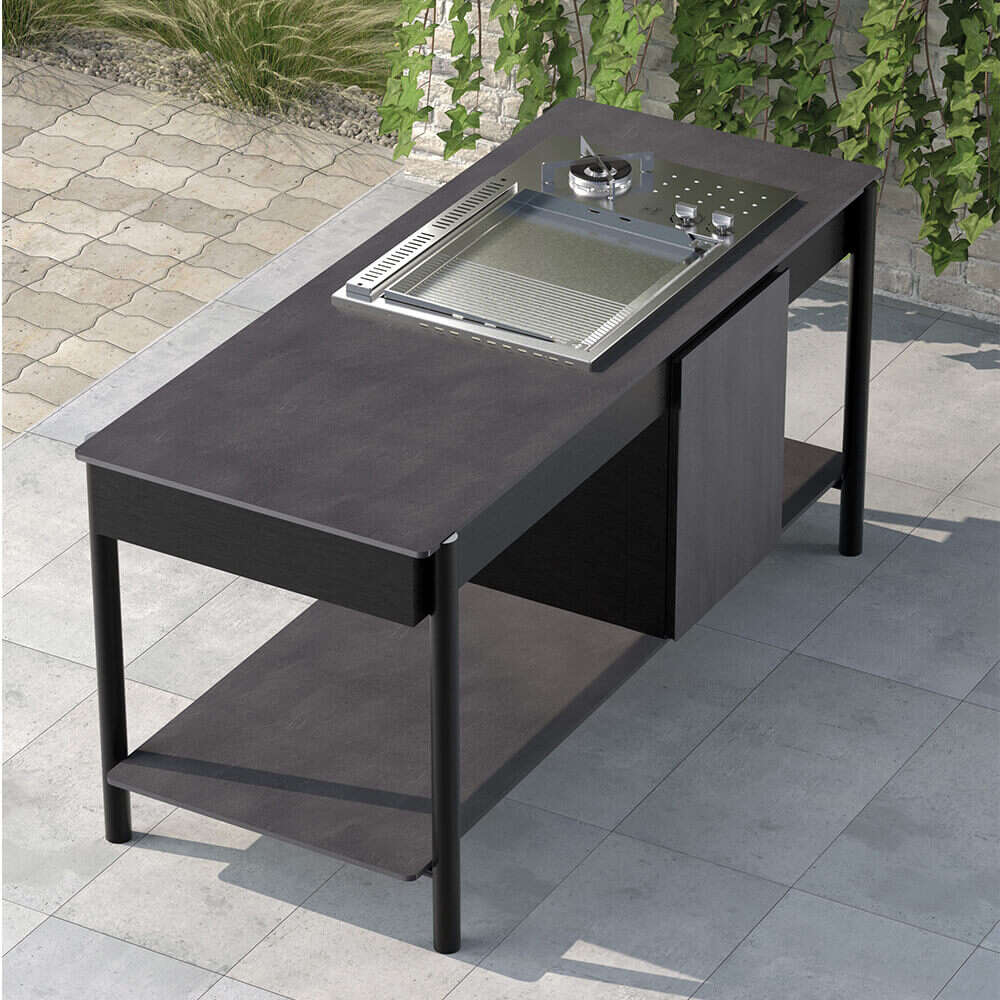 4 Stagioni Ossicolor | Cucina outdoor autoportante in alluminio