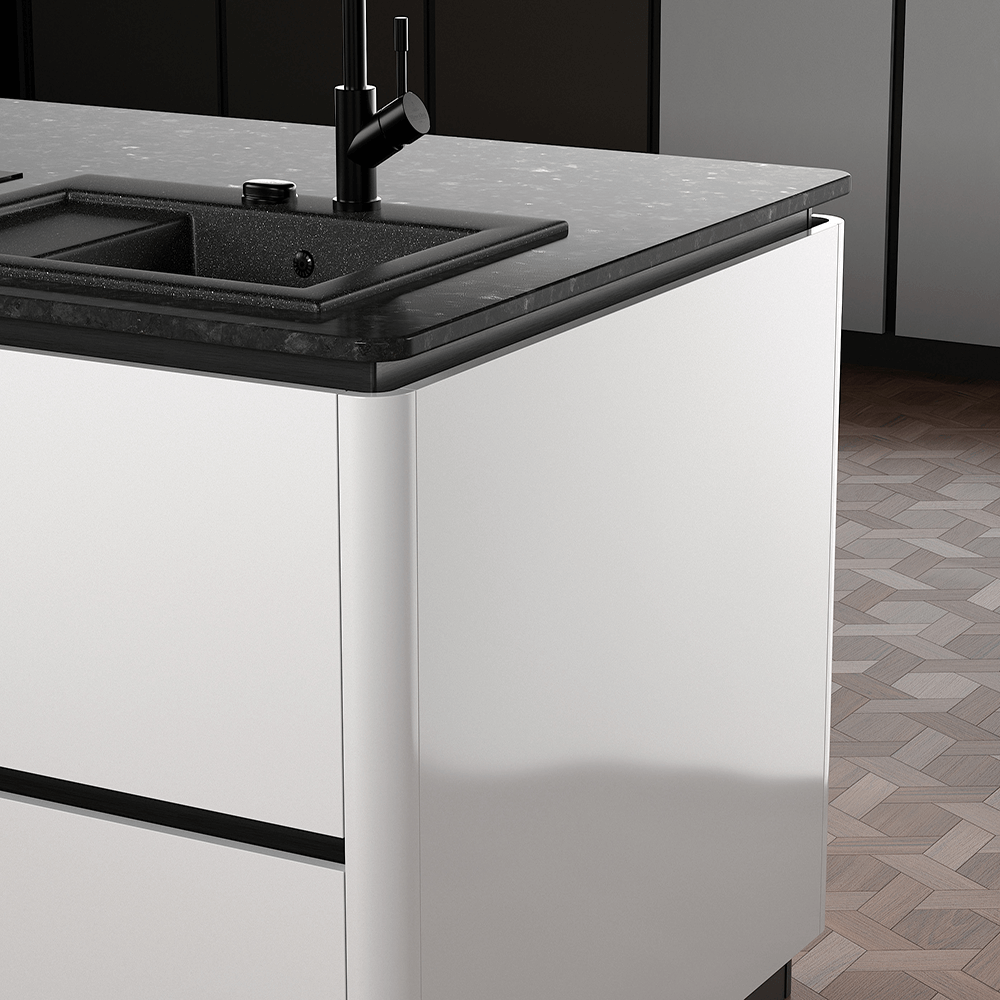 Angoli tondi per gole e zoccoli Ossicolor | Componenti raccordo in alluminio