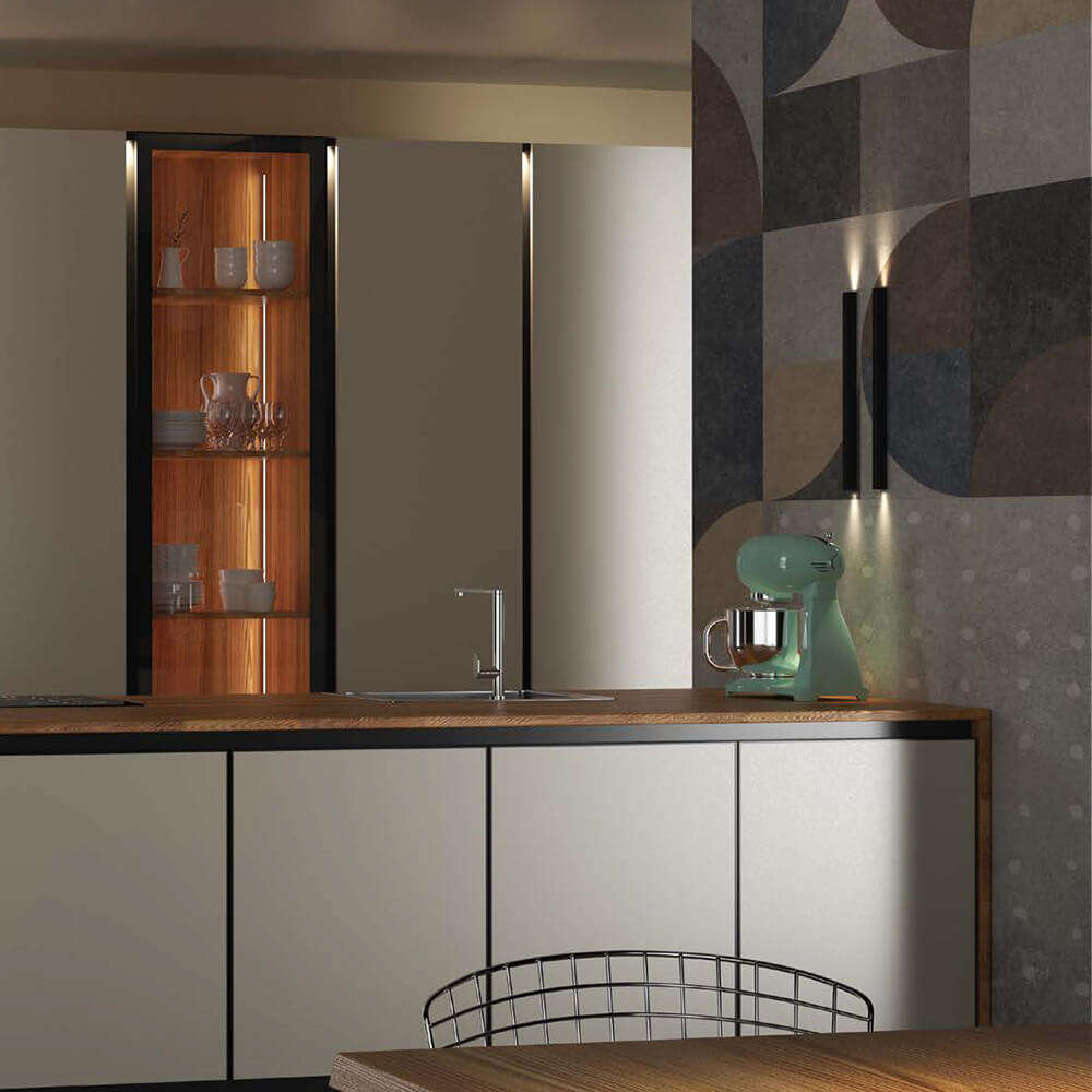 Luke Ossicolor | Lampada LED per gole verticali e parete