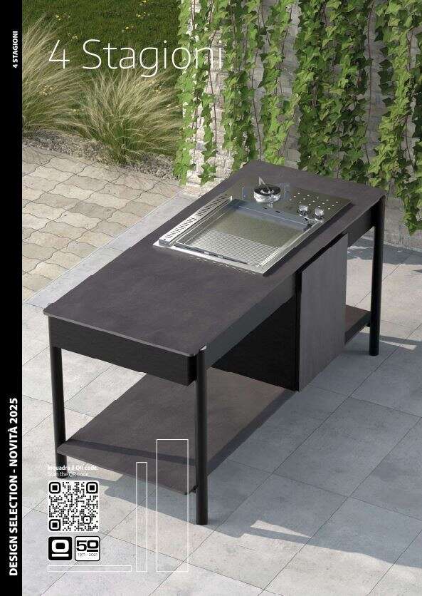 4 Stagioni – Struttura cucina e carrello outdoor in alluminio | Ossicolor