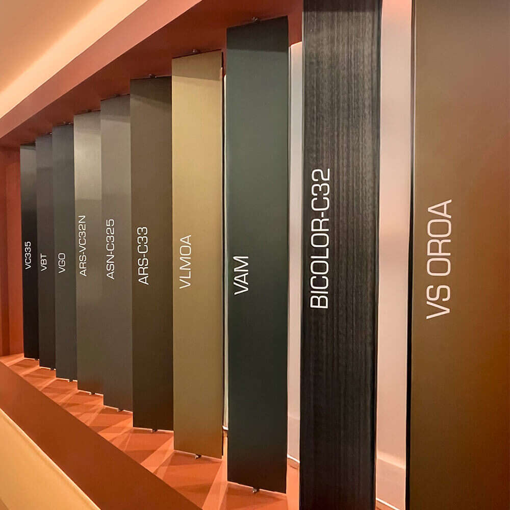 Finiture Ossicolor | Trattamenti superficiali per alluminio arredo