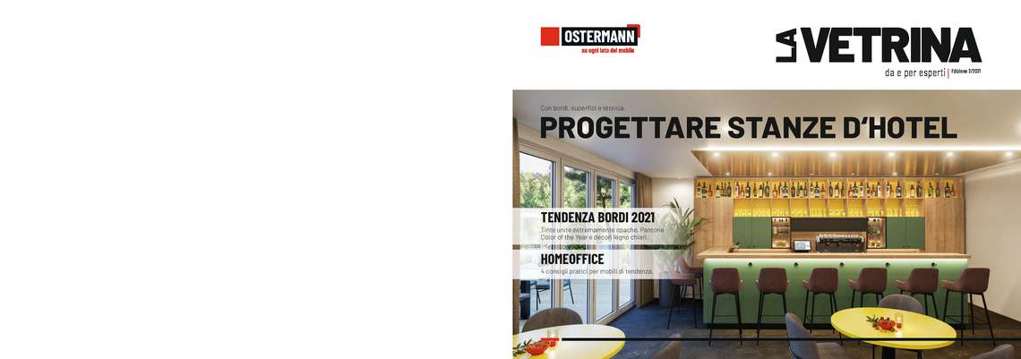 Progettare stanze d'hotel - La Vetrina 2 2021 Ostermann