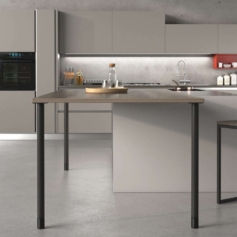 Tavoli Ossicolor | Gambe e strutture in alluminio per tavoli e penisole