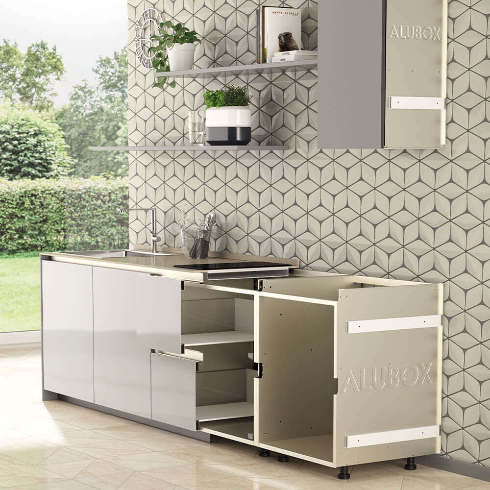 Alubox Ossicolor | Base cucina in alluminio 100% waterproof